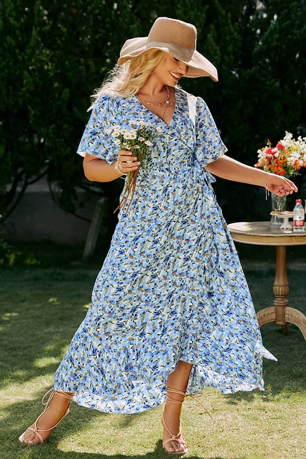 Robe Longue Champêtre  Grande Taille