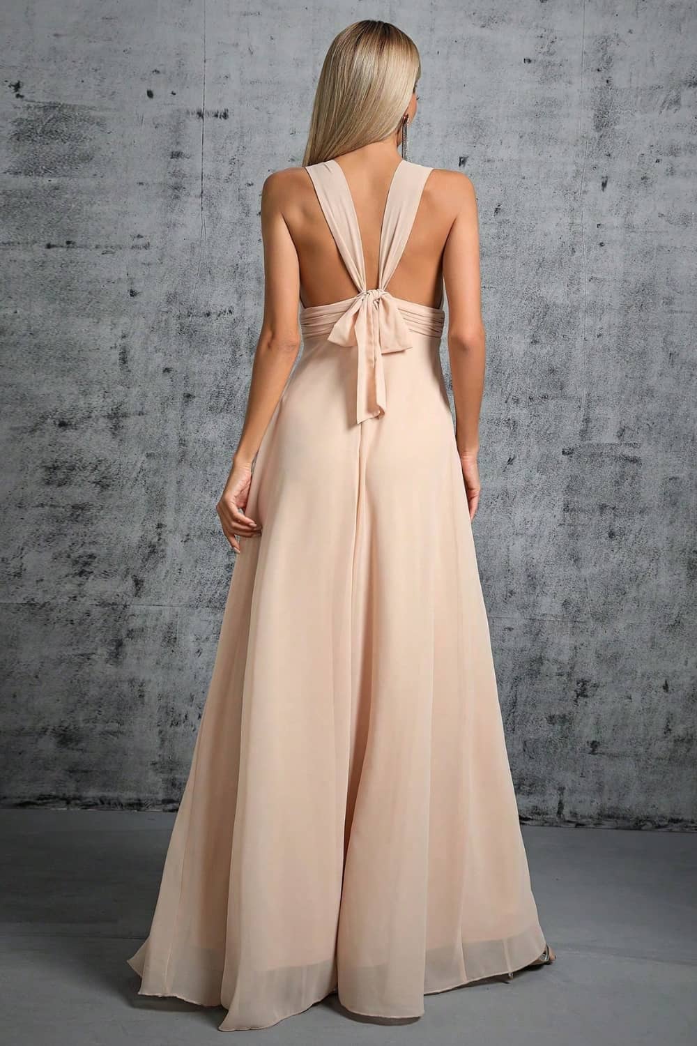 Robe Longue Fluide  Dos Nu