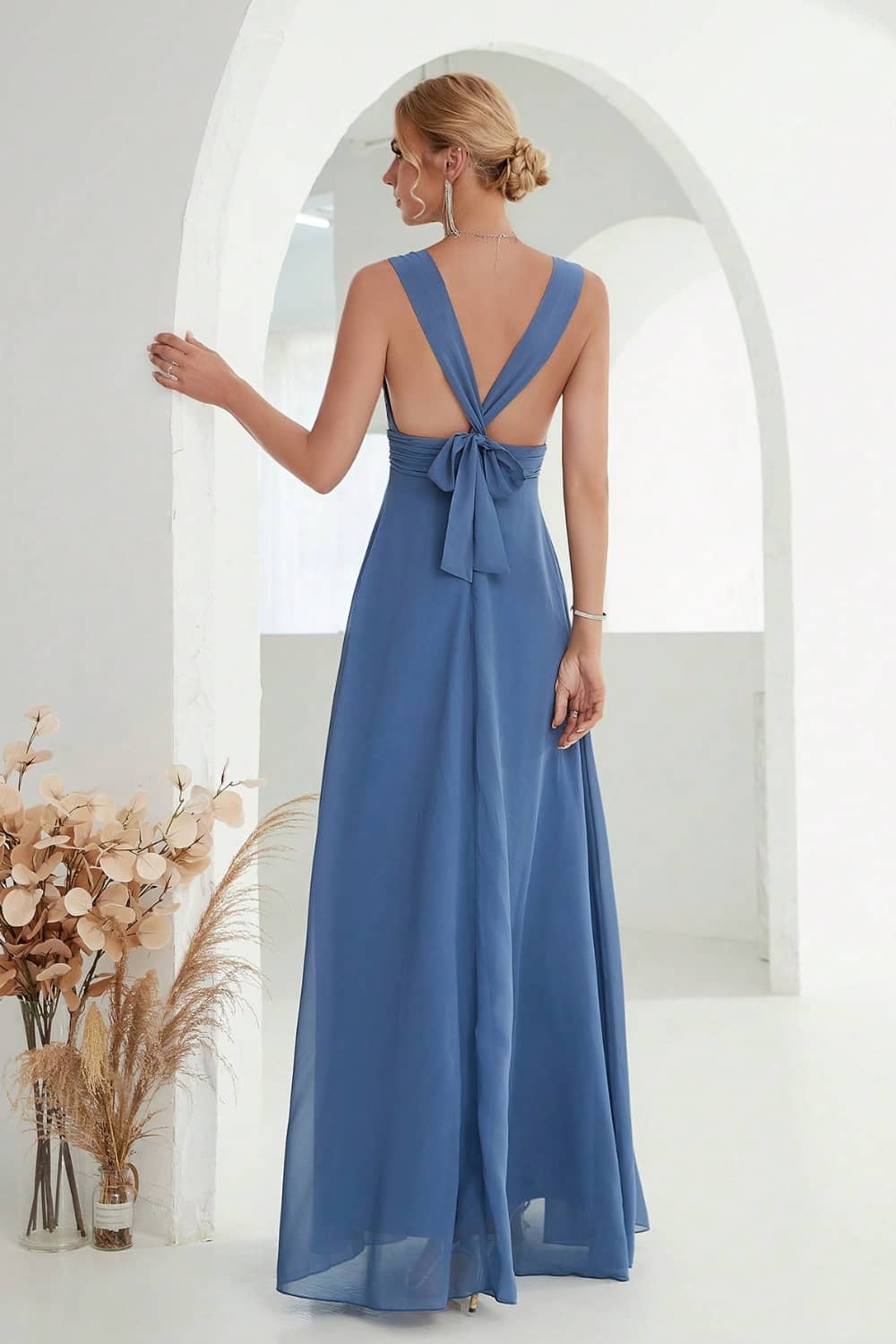 Robe Longue Fluide  Dos Nu