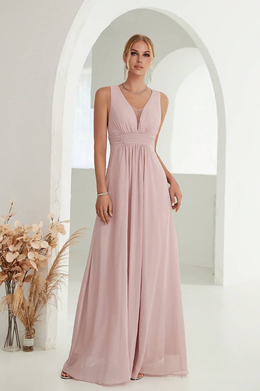 Robe Longue Fluide  Dos Nu
