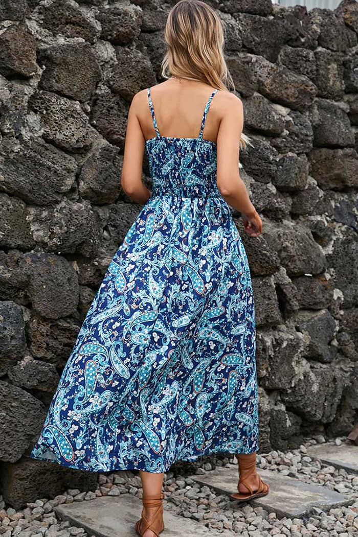 Robe Longue Imprimé  Champêtre