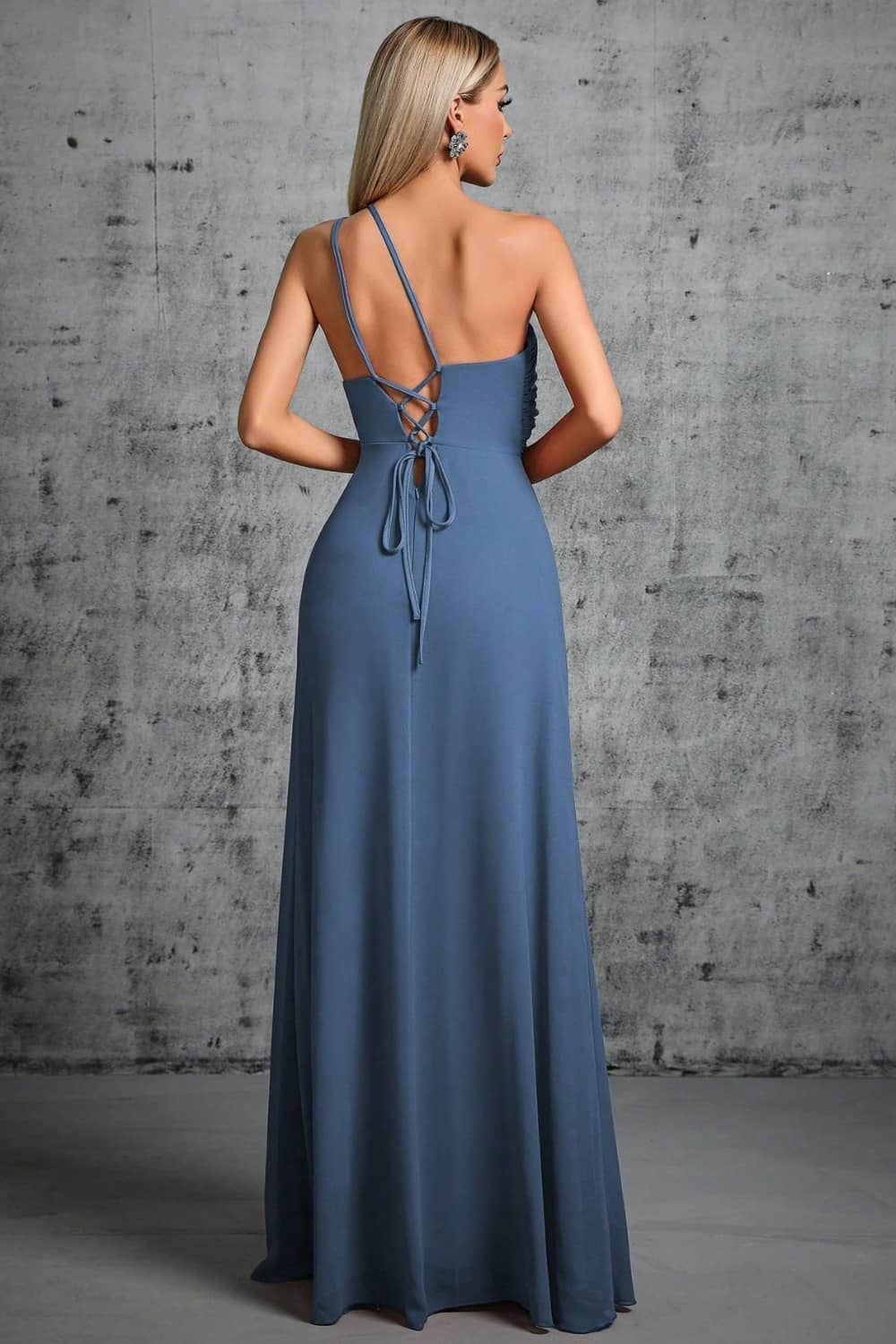 Robe Longue  One Shoulder