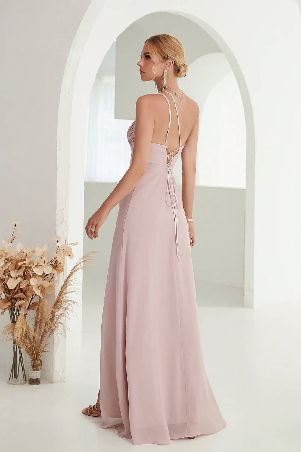 Robe Longue  One Shoulder