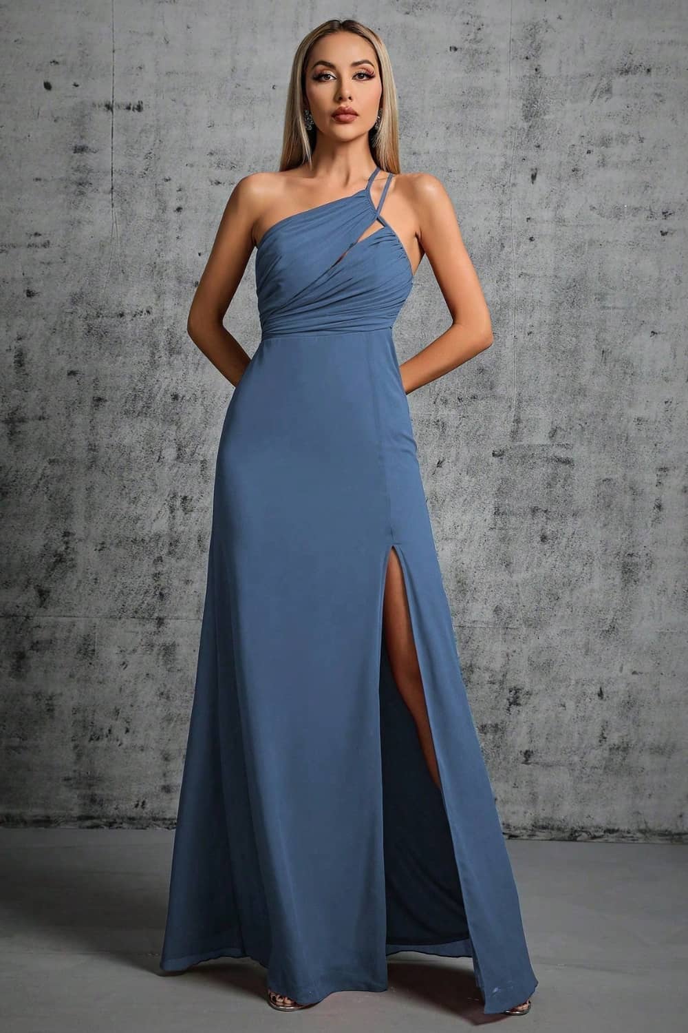 Robe Longue  One Shoulder