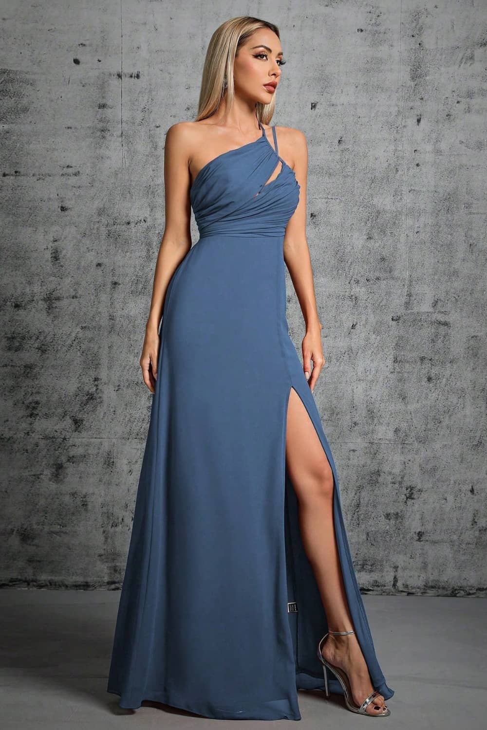 Robe Longue  One Shoulder