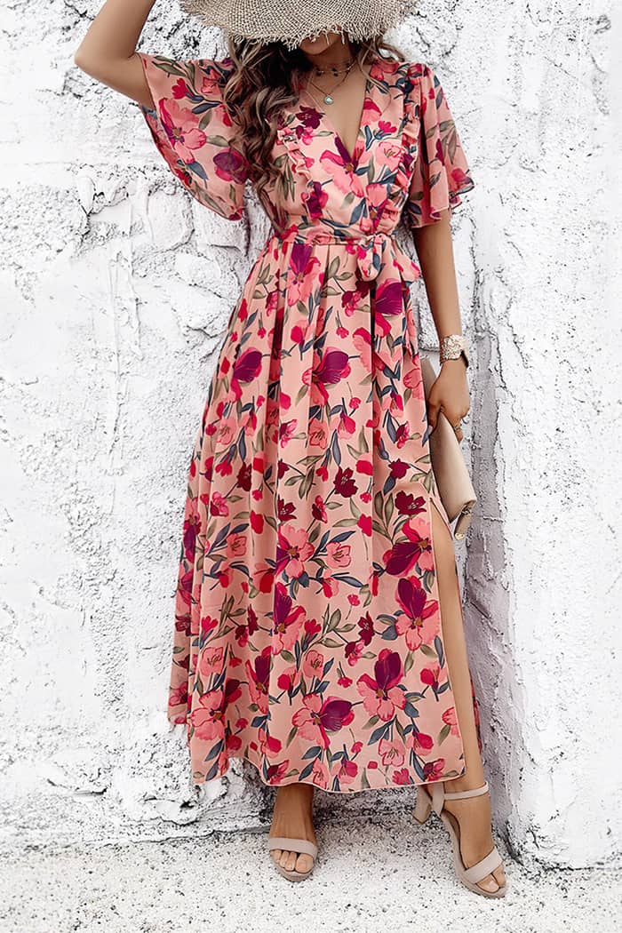 Robe Longue Voile Pour Un Mariage  Champêtre