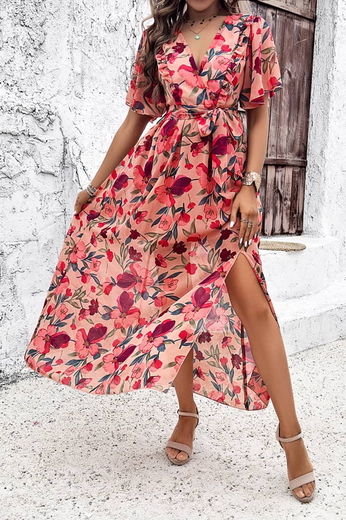 Robe Longue Voile Pour Un Mariage  Champêtre