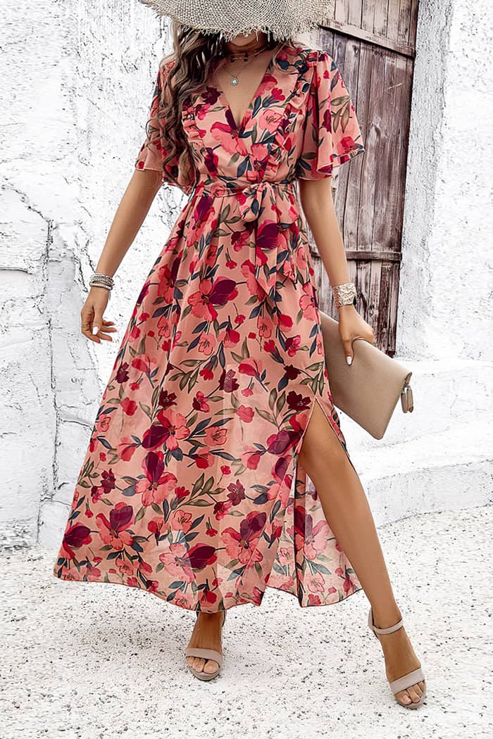 Robe Longue Voile Pour Un Mariage  Champêtre
