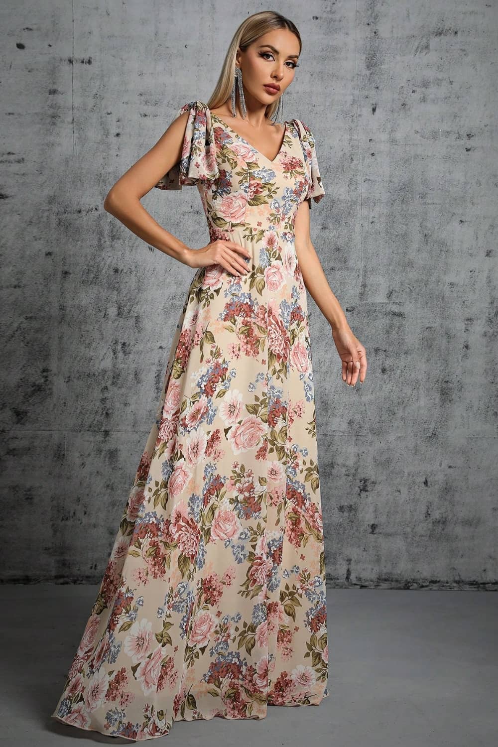 Robe Manches Papillon