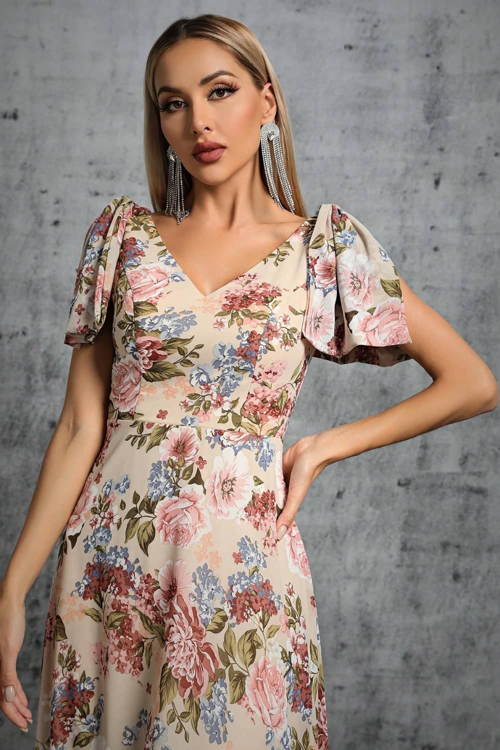 Robe Manches Papillon