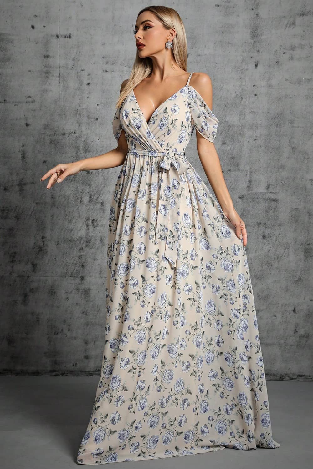 Robe Manches Tombantes