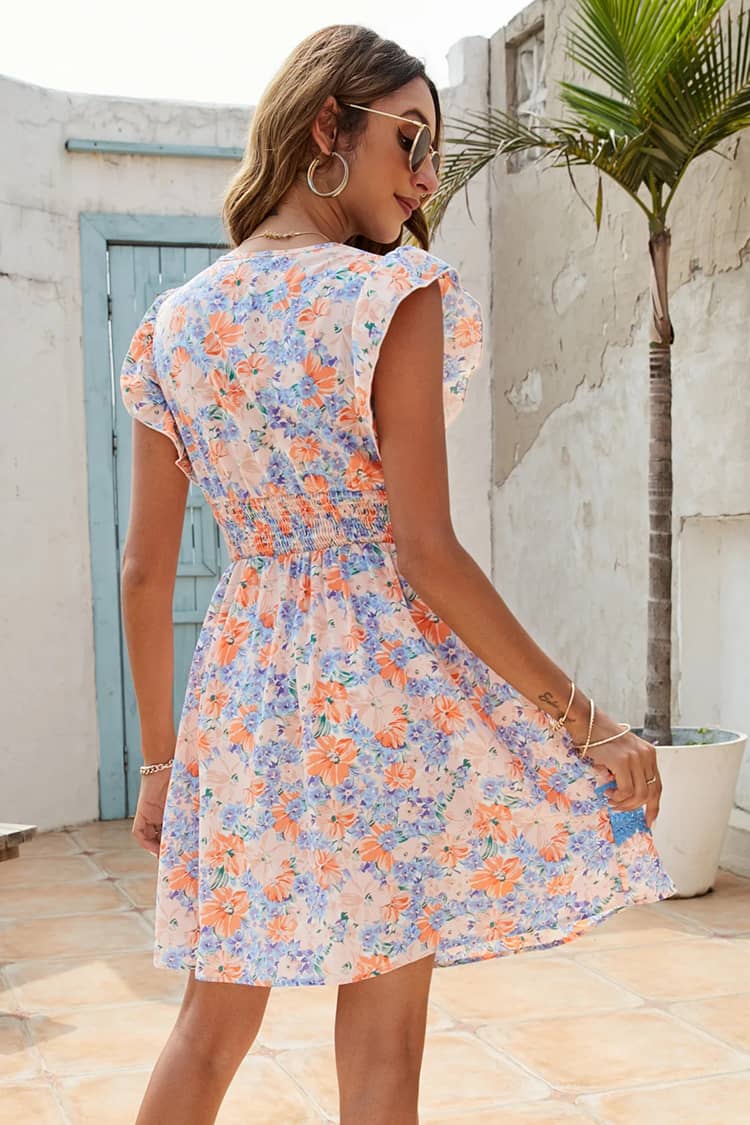 Robe Patineuse Dentelle  Champêtre